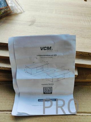 Mueble TV Madesa con 2 puertas y 2 estantes para T