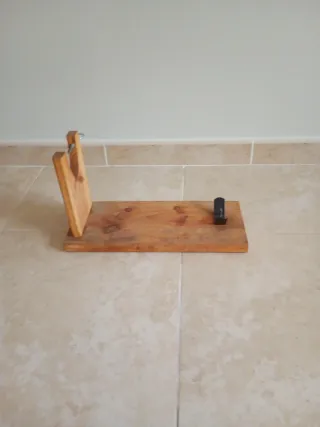 Soporte Jamonero Madera y Metal