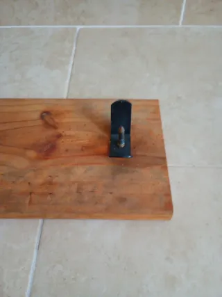 Soporte Jamonero Madera y Metal