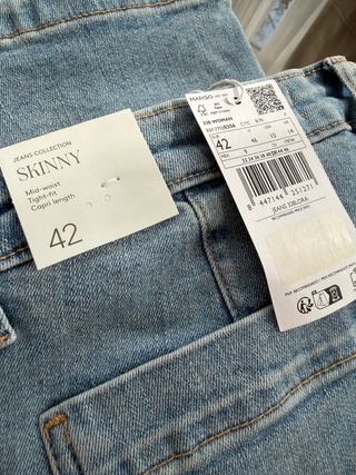 Pantalón vaquero pirata