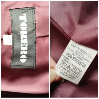 Traje Chaqueta y Falda Vintage Burdeos S/M nuevo