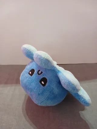 Peluche Pulpo Reversible Azul 9cm