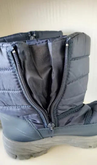 Stivali da Neve Bambino Taglia 35 Blu/Grigio