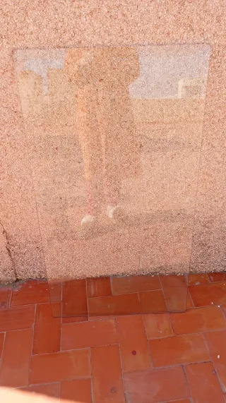 Cristal grueso biselado