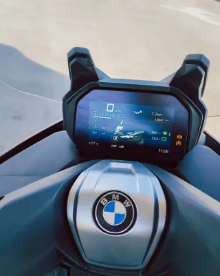 BMW C 400 GT Maxi Scooter Negra/Naranja