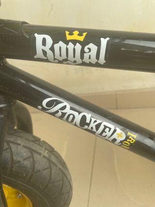 Mini BMX Royal Negra y Amarilla