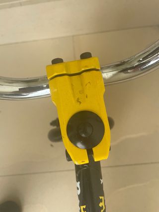 Mini BMX Royal Negra y Amarilla