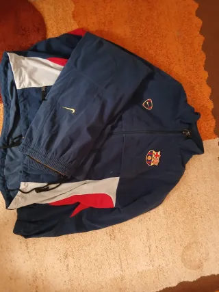 Chándal FC Barcelona Nike Azul y Rojo