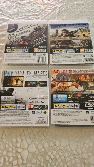 Pack 4 Juegos PS3: Sniper Elite V2, III y Red Fact