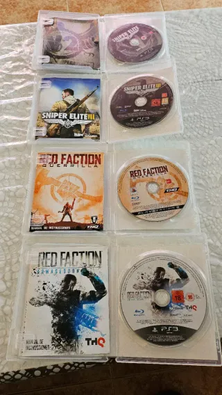 Pack 4 Juegos PS3: Sniper Elite V2, III y Red Fact