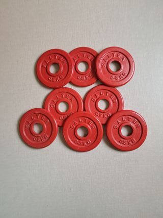 8 Pesas Salter 0.5 Kg 30mm