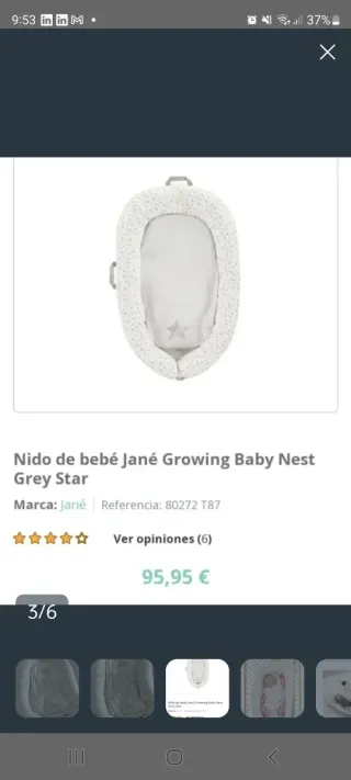 Nido reductor Jane Zona Kids estrellas