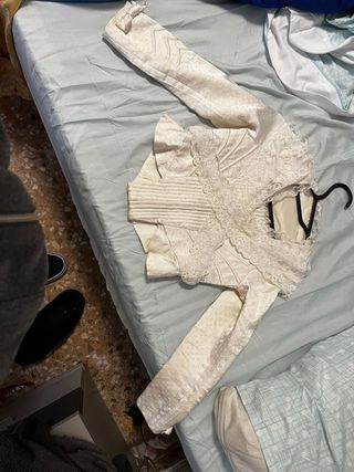 Corpiño Fallera Niña Blanco
