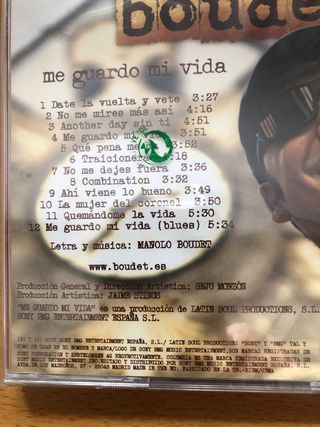 CD Boudet - Me Guardo Mi Vida