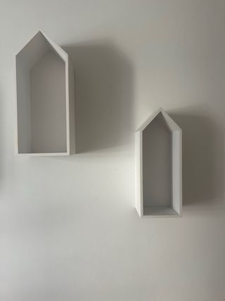 2 Estantes Decorativos Casita