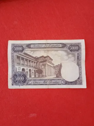 Billete 5000 Pesetas Banco de España 1976 usado