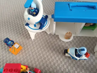 Lego y Playmobil: Tren, Helicóptero y más