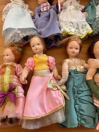 Lote 11 Muñecas Porcelana 20cm