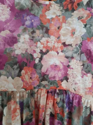 Vestido floral talla S