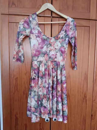 Vestido floral talla S
