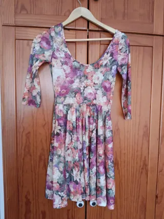 Vestido floral talla S