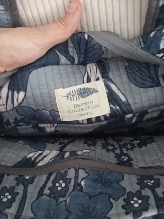 Bolso Acolchado Estampado Floral