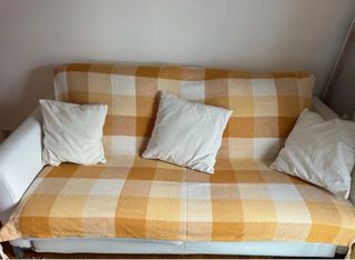 Funda para sofá a cuadros