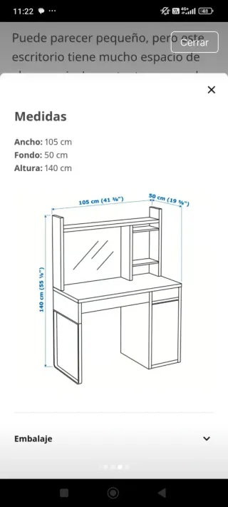 Escritorio Infantil Ikea Blanco