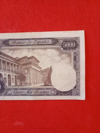 Billete 5000 Pesetas España 1976 usado
