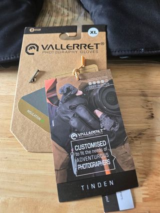 Guantes Fotográficos Vallerret Talla XL NO USADOS