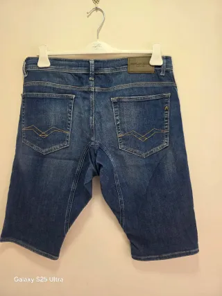 Pantaloncini Replay Blu Denim