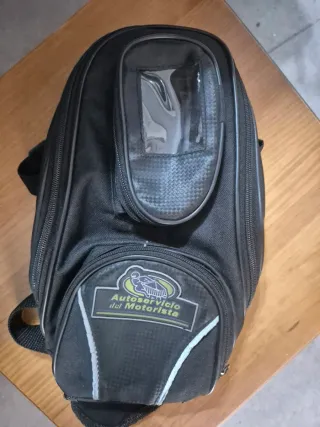 Bolsa depósito moto negra