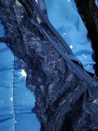 Completo intimo pizzo floreale tg4/5