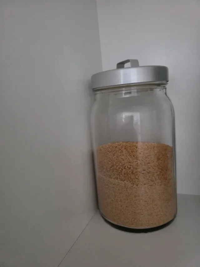 Set 3 Botes Cocina Cristal Tapa Plateada