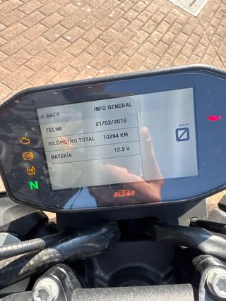 KTM 790 DUKE L A2 ABS Negra/Naranja