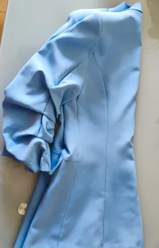 Blazer americana mujer azul cielo nueva