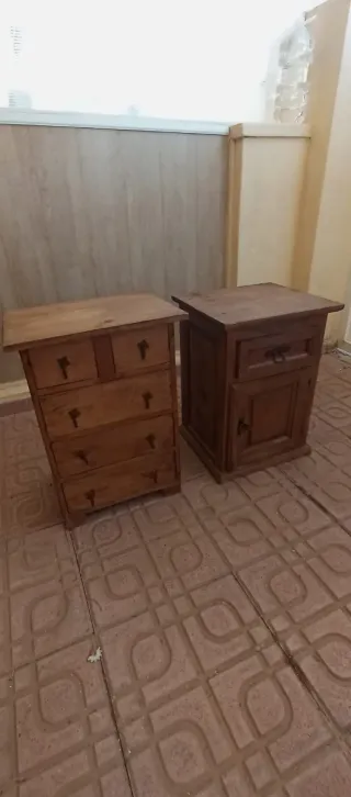 Mesitas de noche de madera
