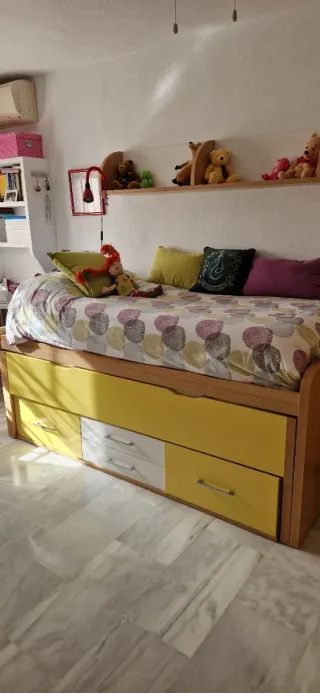 Cama nido juvenil con cajones