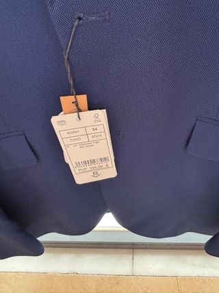 Traje de chaqueta azul Boston