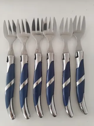 Cubertería Laguiole postre 6 pax