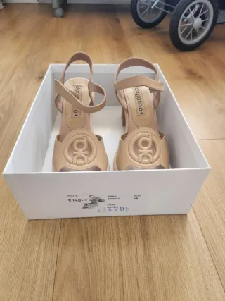 Sandalias Doralatina Beige Talla 38