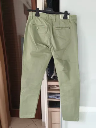 Who! Man Pantalone Chino Uomo Tg. 46 Verde
