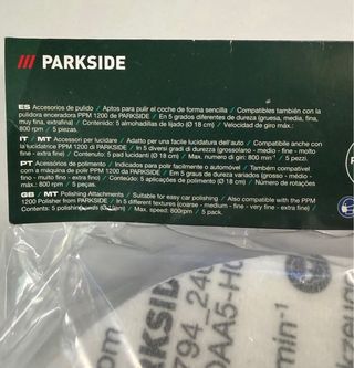 Accesorios de pulido Parkside