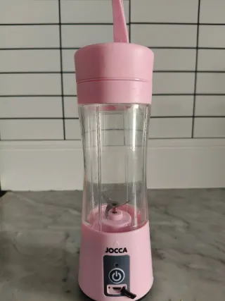 Vaso Batidora portátil JOCCA rosa recargable