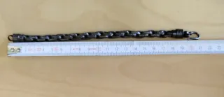 Pulsera de plata estilo cadena