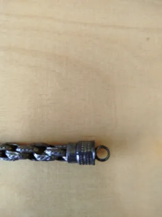 Pulsera de plata estilo cadena