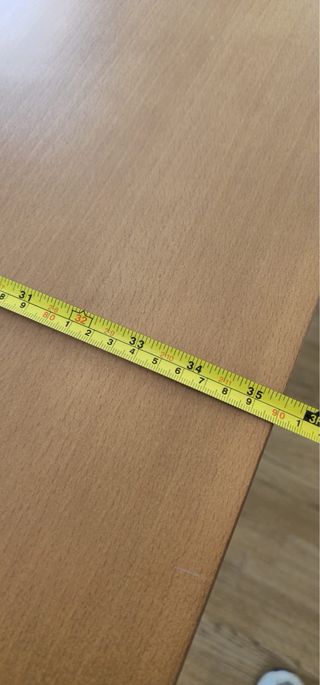 Mesa de comedor extensible de madera