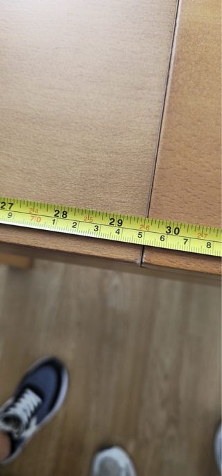 Mesa de comedor extensible de madera