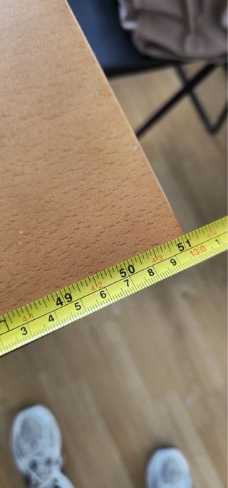 Mesa de comedor extensible de madera