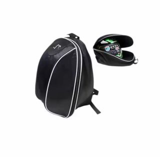 Mochila Casco Moto con etiqueta